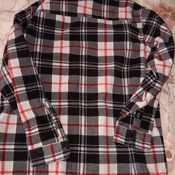 Mens eddie bauer plaid long  sleeve button down shirt Multicolor xl flannel - Picture 7 of 7